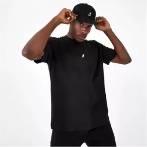 Image of Kangol Logo Crew T-Shirt - Black