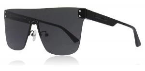 image of McQ MQ0131S Sunglasses Black 001 99mm