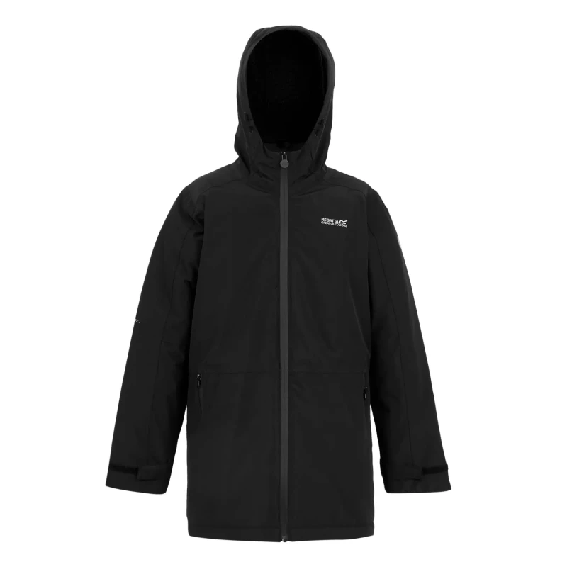 Image of Waterproof jacket for children Regatta Farbank II Noir Unisex 4/5 ans