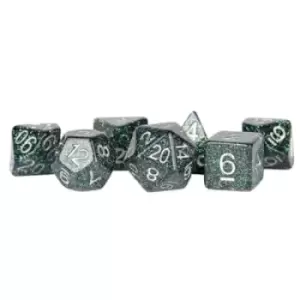 Image of Resin Poly Dice Set: Astro Mica for Puzzles and Board Games