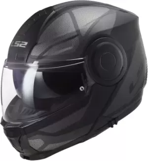 Image of LS2 FF902 Scope Axis Helmet, black-grey-silver Size M black-grey-silver, Size M