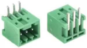 Image of Phoenix Contact, COMBICON MC, 3 Way, 1 Row, Right Angle PCB Header