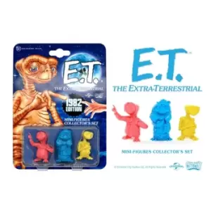 image of E.T. the Extra-Terrestrial Collector's Set Mini Figures 3 Pack 1982 Edition 5 cm