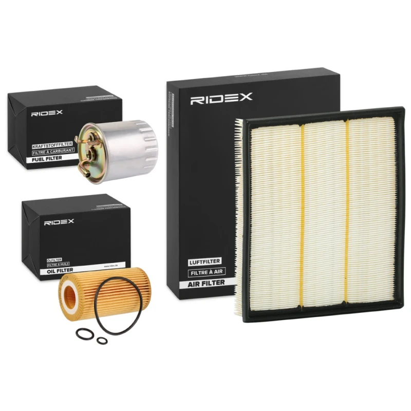 Image of RIDEX 4055F22861 Filter Set with gaskets/seals, with pre-filter Filter Set (4055)