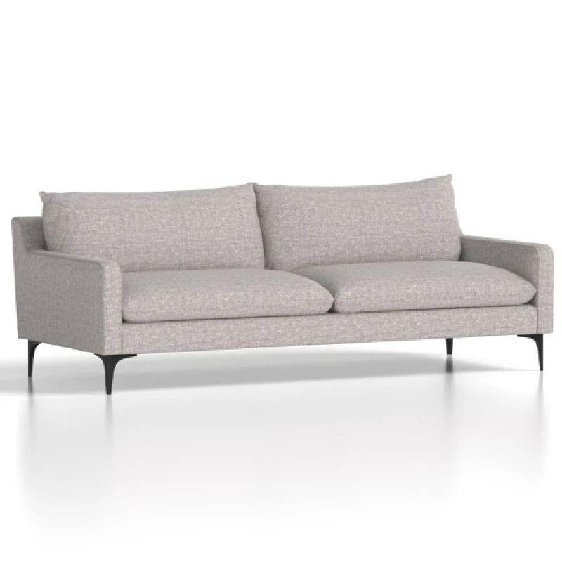 Image of Emmy Emmy Cushioned 3 Seater Sofa Light Grey EMYSF