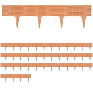 image of Lawn Edge Bed Frame Set 7.8 m Terracotta