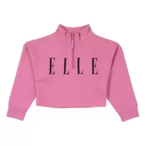 image of Elle quarter Zip Fleece - Pink