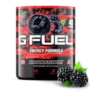 image of G Fuel Black on Blackberry Tub (40 Servings) Elite Energy and Endurance Formula