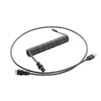 Image of CableMod Pro Coiled Keyboard Cable USB A to USB Type C 150cm - Carbon Grey