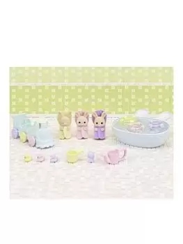 Sylvanian Families Triplets Baby Bathtime Set