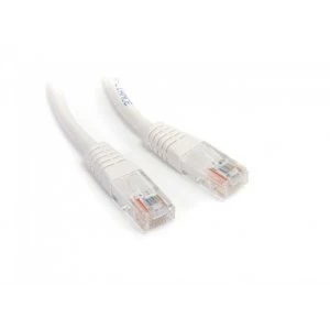 image of 25 ft White Molded Cat5e UTP Patch Cable