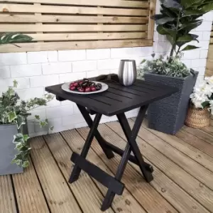 Image of Black Lightweight Portable Folding Outdoor Table