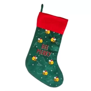 image of Childrens Bee Merry Stocking