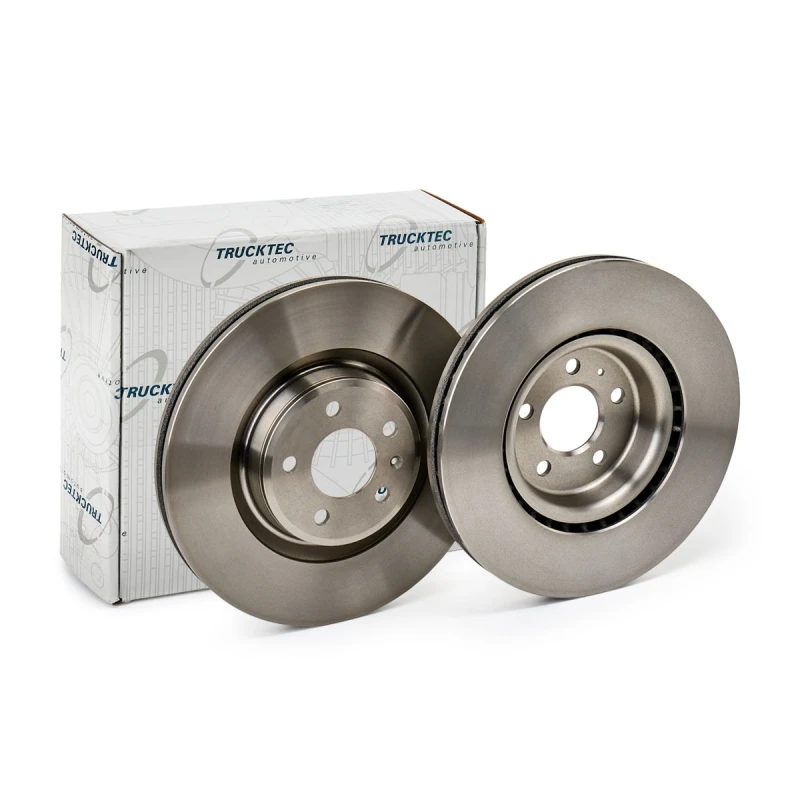 Image of TRUCKTEC AUTOMOTIVE 07.35.256 Brake disc Front Axle, internally vented Brake Disc (82)