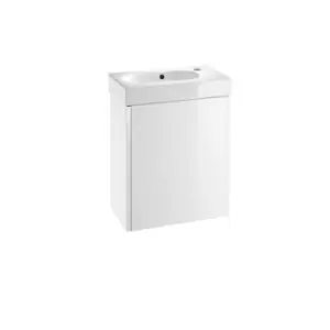 Image of Roca Mini Unik 450 X 250mm Gloss White - 925935