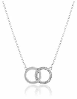 Image of Olivia Burton OBJ16ENN58 Classics CZ Silver Interlink Jewellery