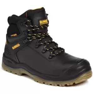 Image of DEWALT Mens Waterproof Leather Safety Boot (8 UK) (Black) - Black