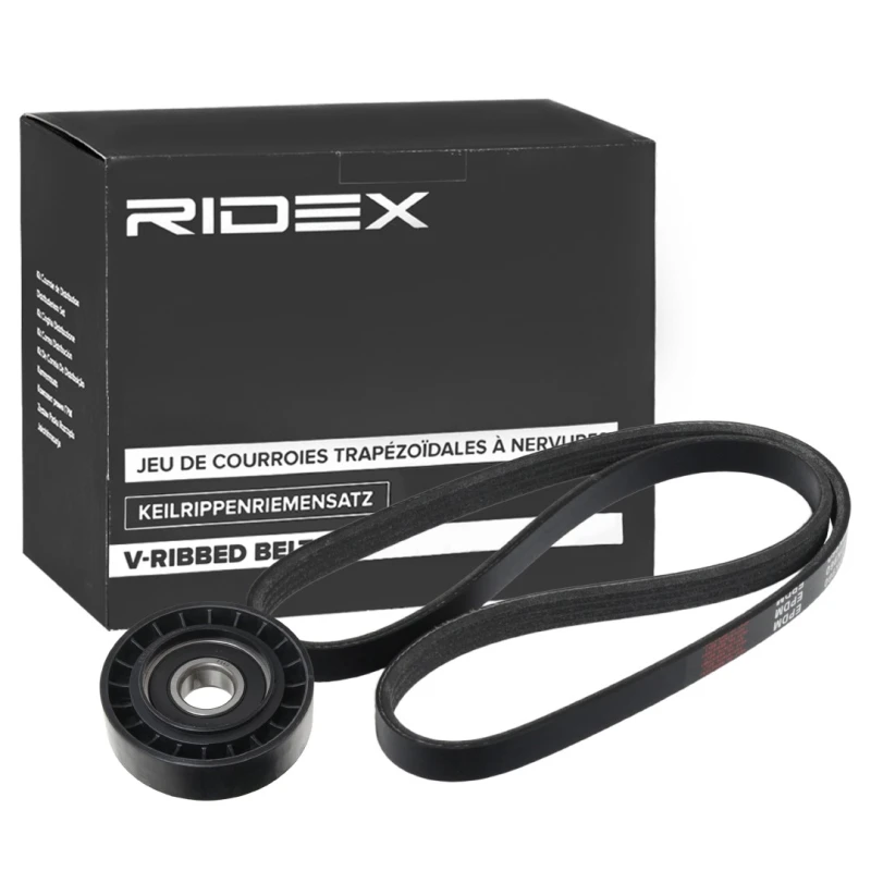 Image of RIDEX 542R0747 V-ribbed belt set V-Ribbed Belt Set (542)
