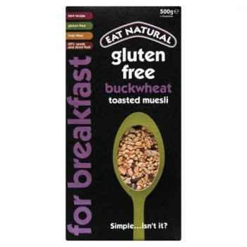 image of Eat Nat Gluten free Buckwheat Muesli - 500g