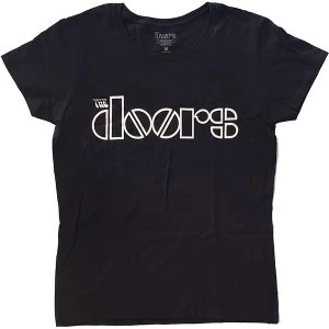 Image of The Doors - Logo Ladies XX-Large T-Shirt - Black