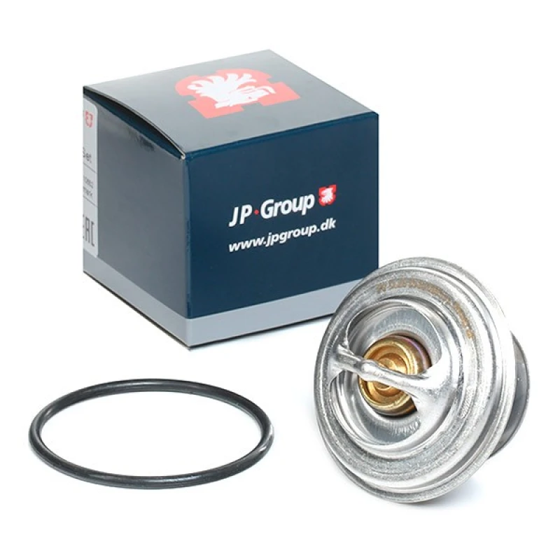 Image of JP GROUP 1114601310 Engine thermostat JP Opening Temperature: 87°C, with gasket/seal Thermostat,coolant (316)