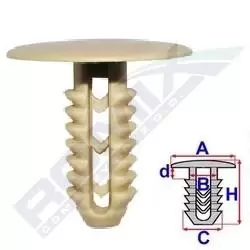 ROMIX Clip, trim-/protection strip C60525