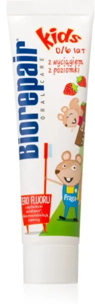 image of Biorepair Junior Strawberry Toothpaste 50ml