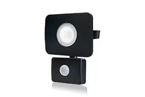 Image of Integral Compact Tough 20W Floodlight Black with PIR-Overide - ILFLC034POV