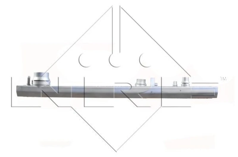 Image of NRF 58320 Engine radiator Brazed cooling fins, Aluminium Aluminium Radiator,engine cooling (470)