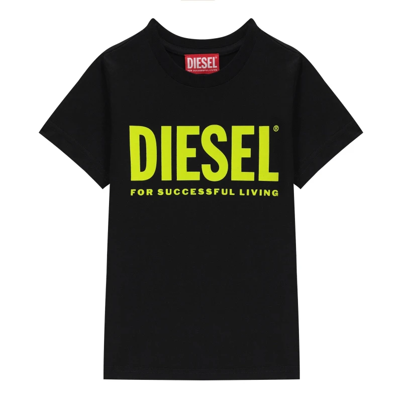 Image of Diesel Just Logo T-Shirt - Black One Size