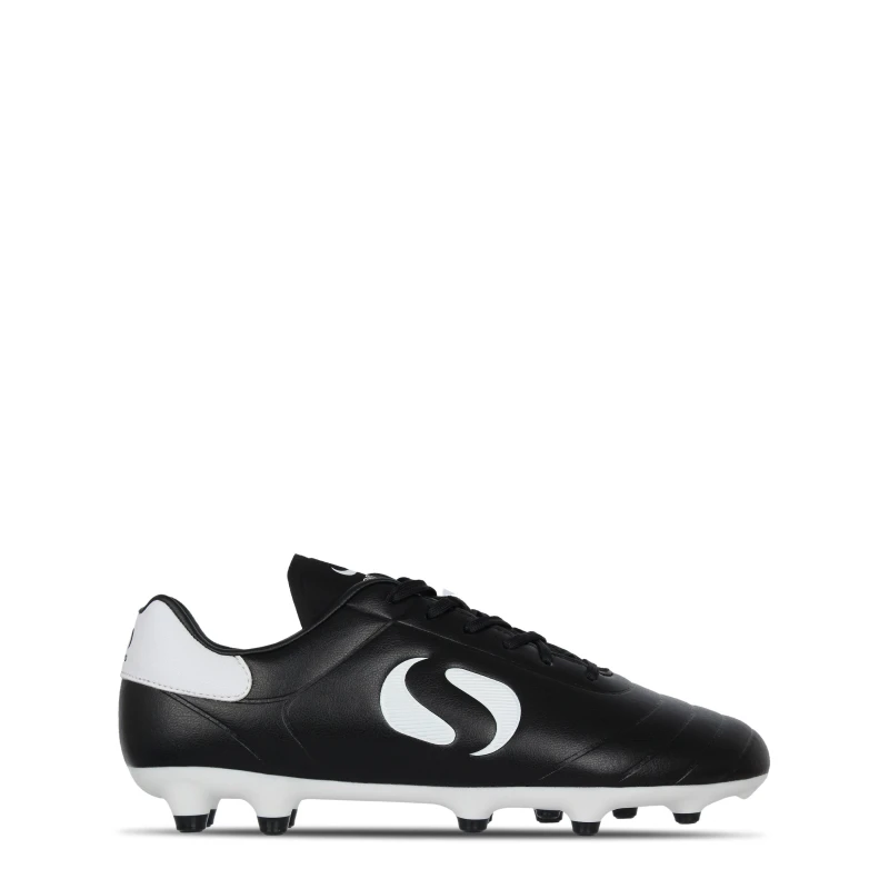 Image of Sondico Strike Firm Ground Football Boots Juniors Black/White male 3 (35.5)