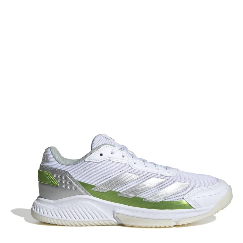 Image of adidas Courtquick Padel Shoes Womens Wte/Slvr/Lemn female 5 (38)