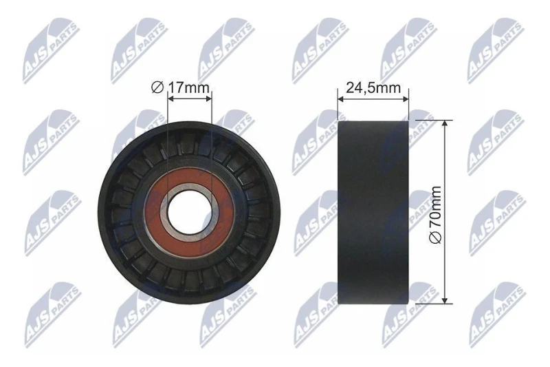 Image of NTY Tensioner Lever, v-ribbed belt NTY RNK-TY-029