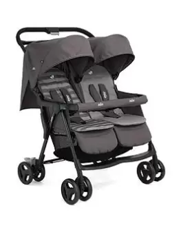 Image of Joie Baby Aire Twin - Including 2 X Footmuffs (Dark Pewter)