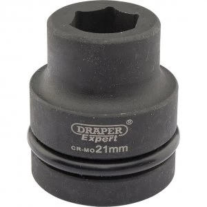 Image of Draper Expert 1" Drive Hexagon Impact Socket Metric 1" 21mm