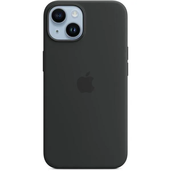 Image of Apple - Back cover for mobile phone - MagSafe compatibility - silicone - midnight - for iPhone 14 MW5R3ZM/A