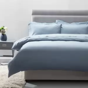 Image of 200 Thread Count 100% Egyptian Cotton Duvet Cover, Storm, Double - Belledorm
