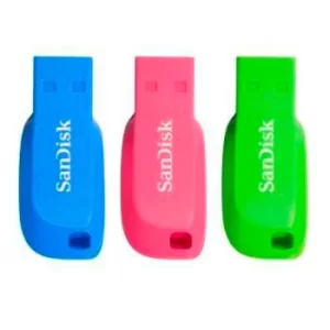 Image of SanDisk 32GB Cruzer Blade USB Flash Drive 3-pack