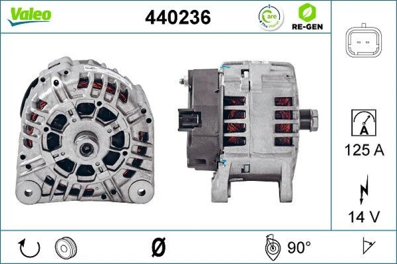 Image of Alternator VALEO 440236