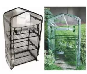 image of 3 Shelves / Tiers Garden Greenhouse Green House / Grow House