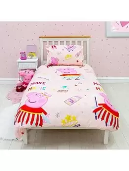Image of Peppa Pig Magic Single Rotary Duvet Set