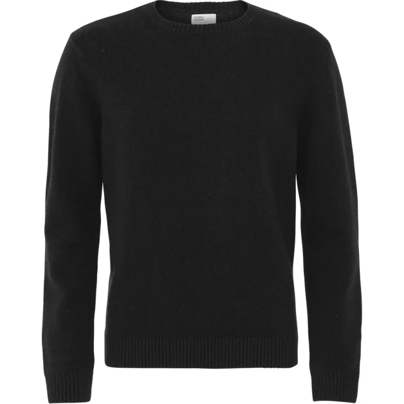 Image of Colorful Standard Wool round neck sweater Colorful Standard Classic Merino deep Black Noir Unisex M