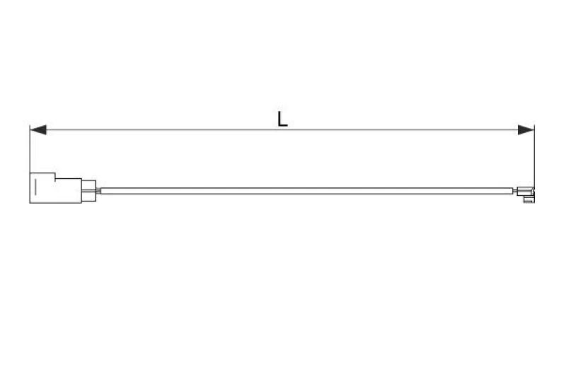 Image of Brake pad wear sensor Bosch 1 987 473 626