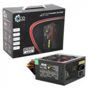 image of ACE A-550BR 550W Black power supply unit