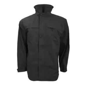 Image of Result Mens Mid-Weight Multi-Function Waterproof Windproof Jacket (2XL) (Black/Grey)