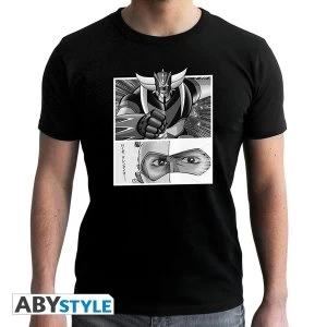 Image of Grendizer - Grendizer & Duke Fleed Mens Large T-Shirt - Black