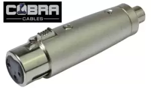 Image of XLR Female to Phono/RCA Adapter