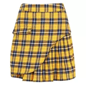 Image of I Saw It First Crop Wrap Blazer - Yellow