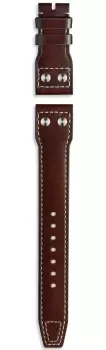 Image of IWC Strap Calfskin Marron Brown For Folding Clasp