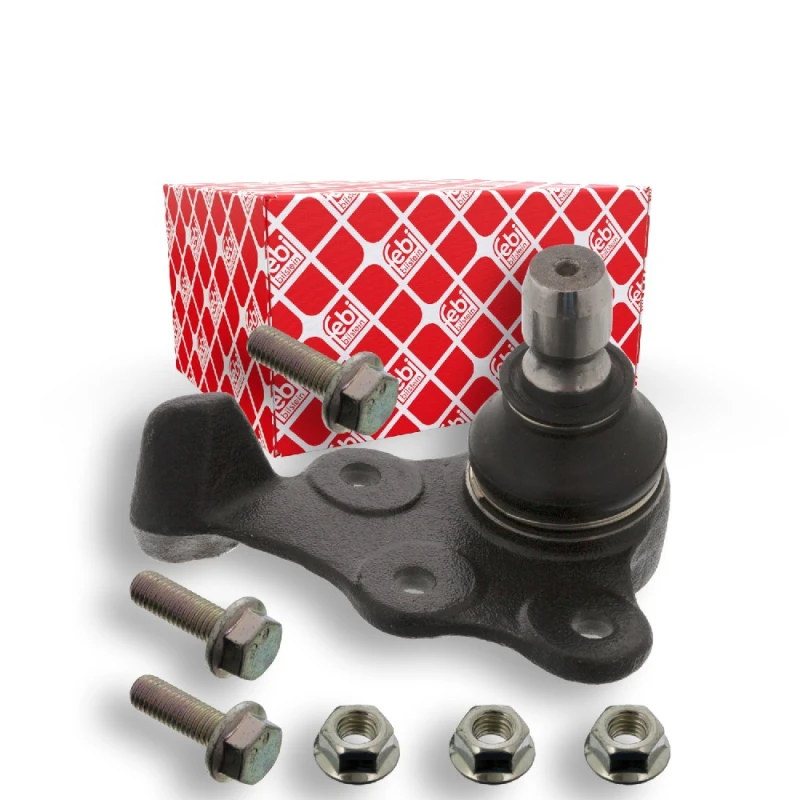 Image of FEBI BILSTEIN 05195 Ball joint Lower, with fastening/mounting material Support-/Steering Link (2462)